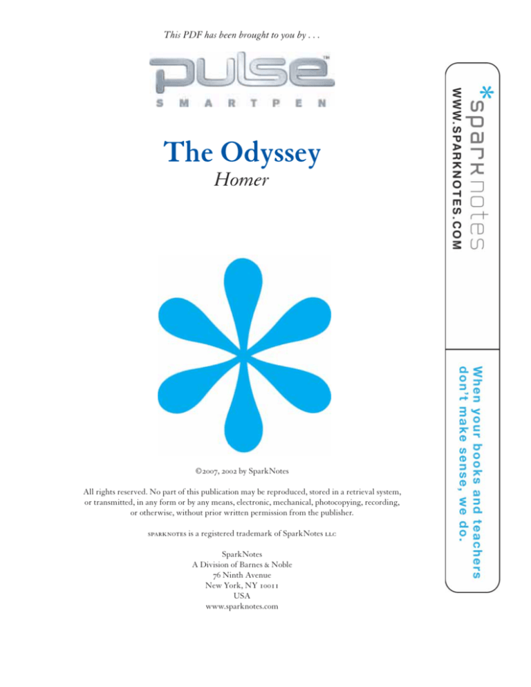 The Odyssey - SparkNotes