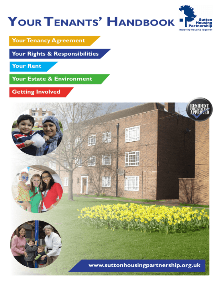 Tenants' Handbook Sutton Housing Partnership