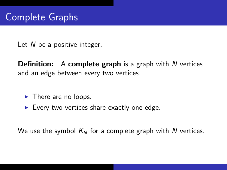 Complete Graphs