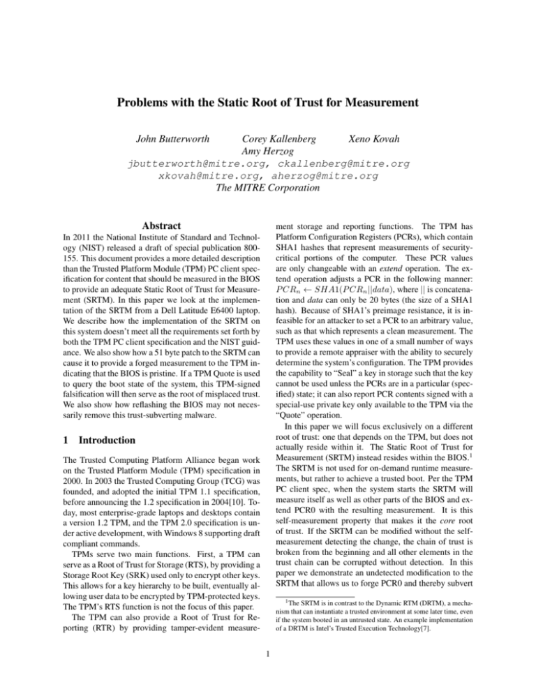 problems-with-the-static-root-of-trust-for-measurement