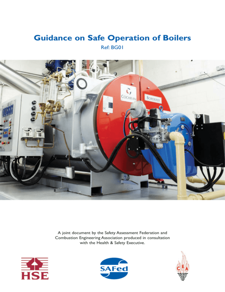 Guidance on Safe Operation of Boilers