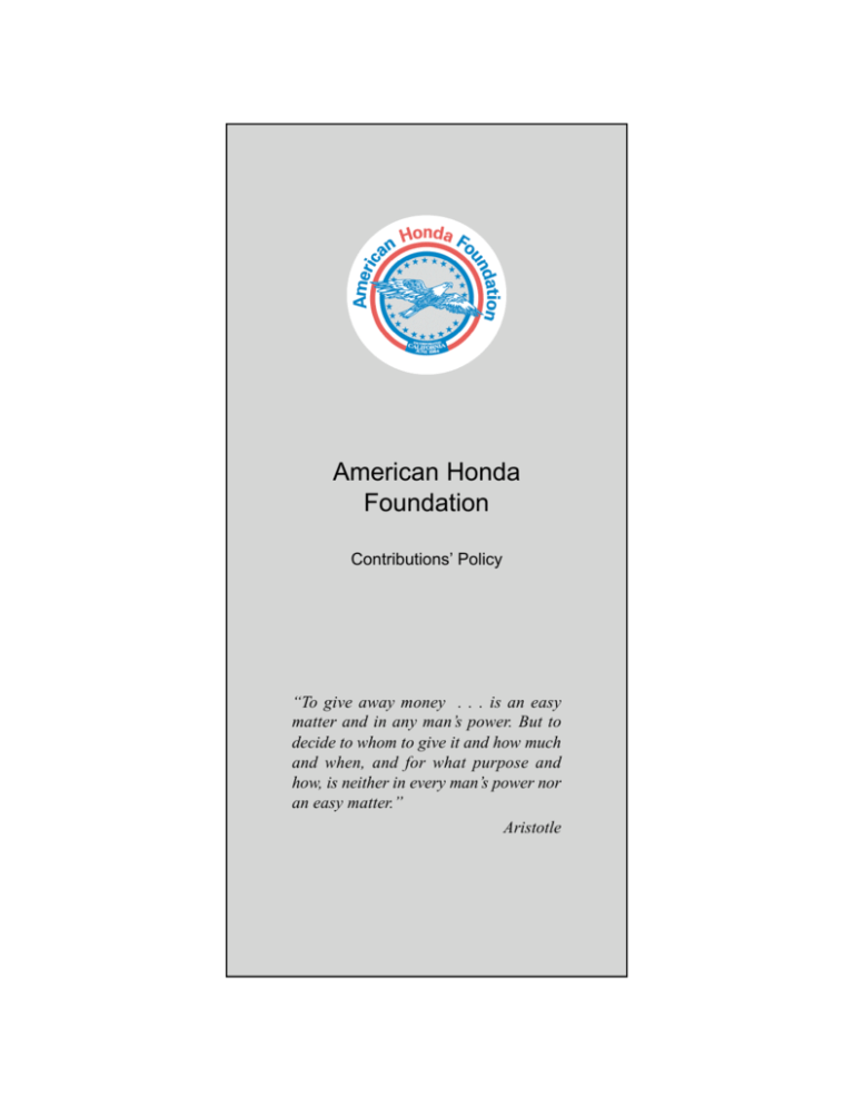 American Honda Foundation