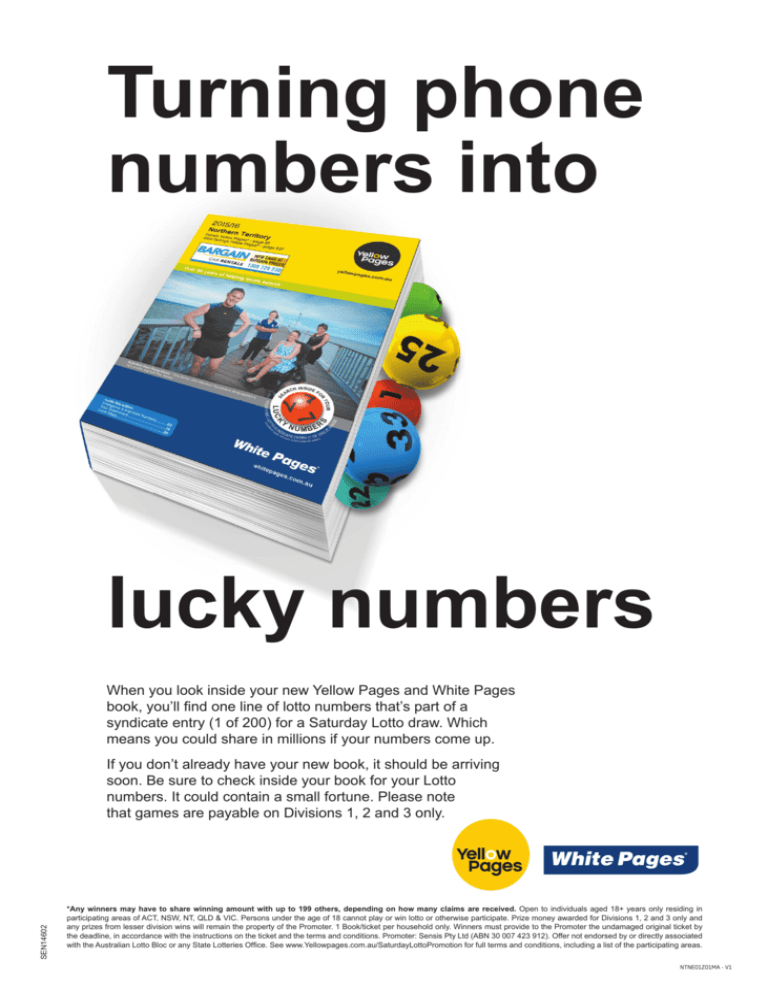 When you look inside your new Yellow Pages and White Pages