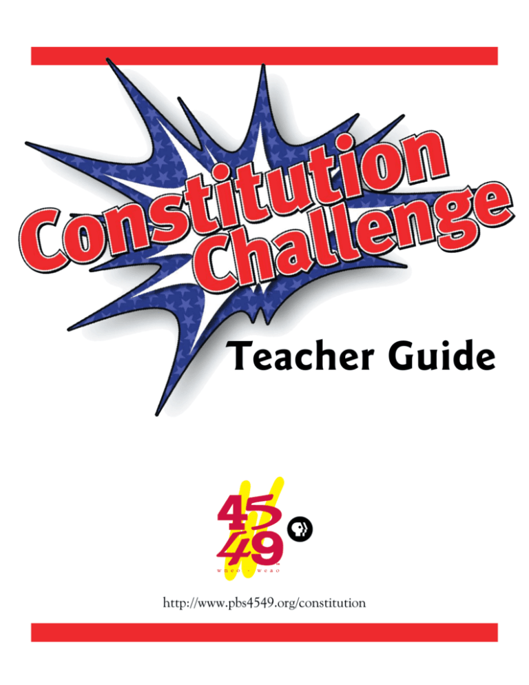 Constitution Challenge Teacher Guide