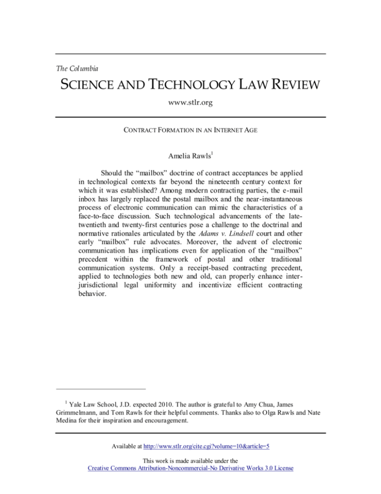 View in PDF Columbia Science and Technology Law Review