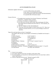 Chapter 20 Electrochemistry