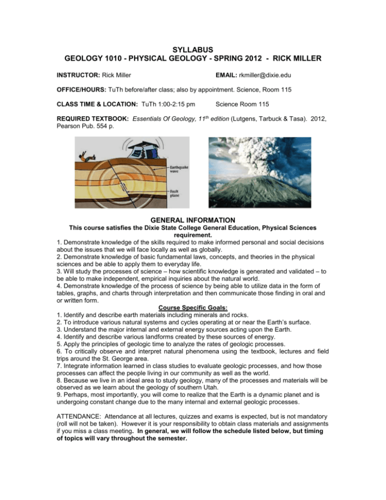 syllabus - Dixie State University syllabus - Dixie State University