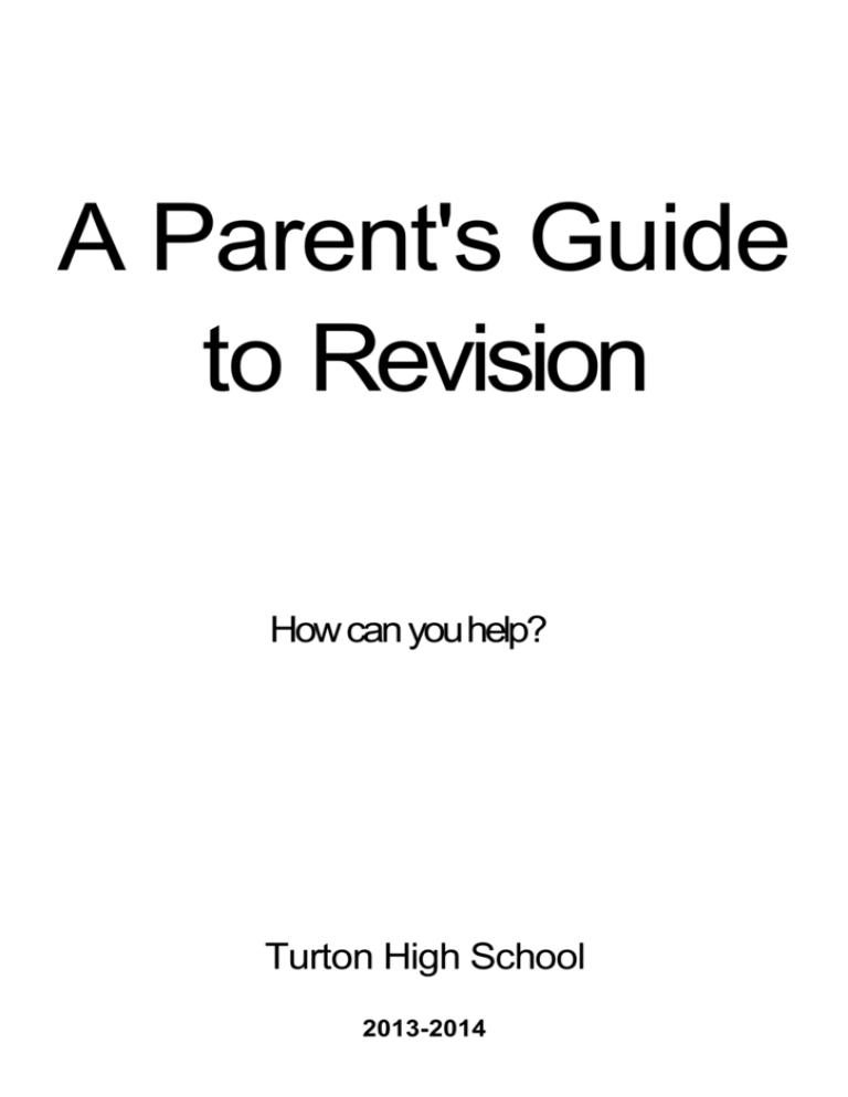 Mind Mapping Turton High School