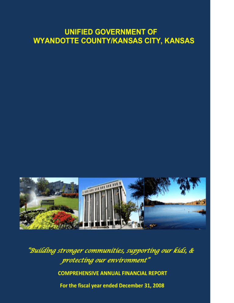 2008 CAFR Unified Government of Wyandotte County / Kansas