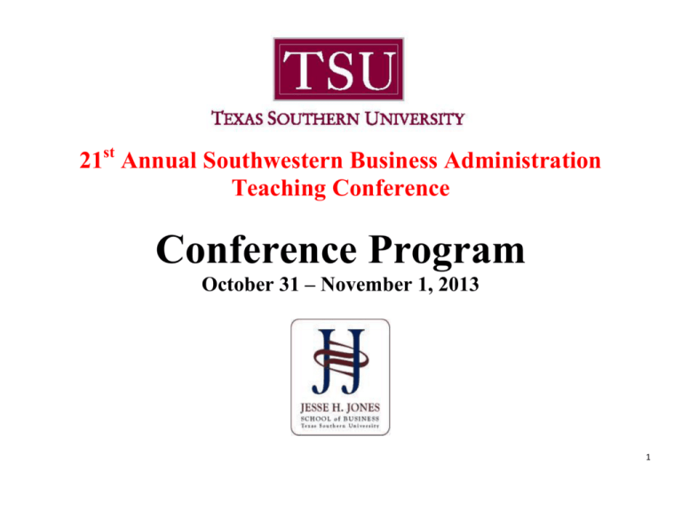 Program Texas Southern University