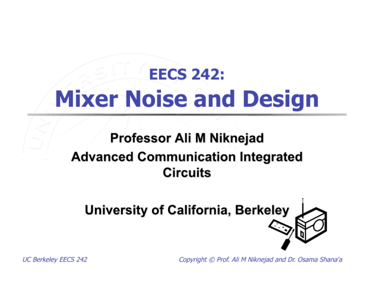 Mixer Noise and Design