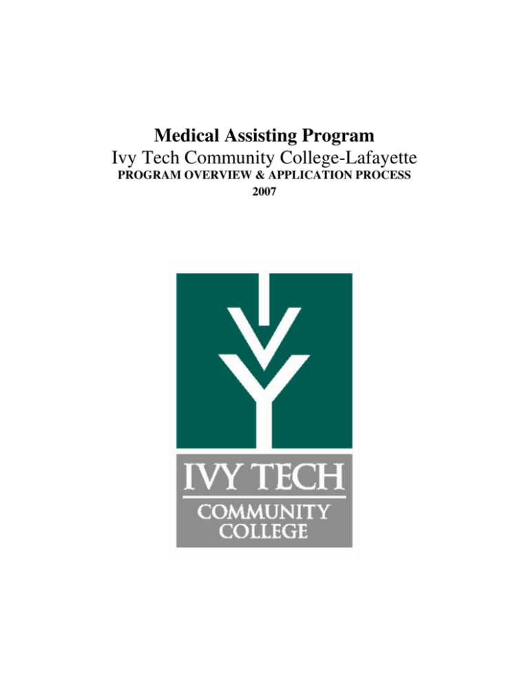 Medical Assisting Program Ivy Tech Community College