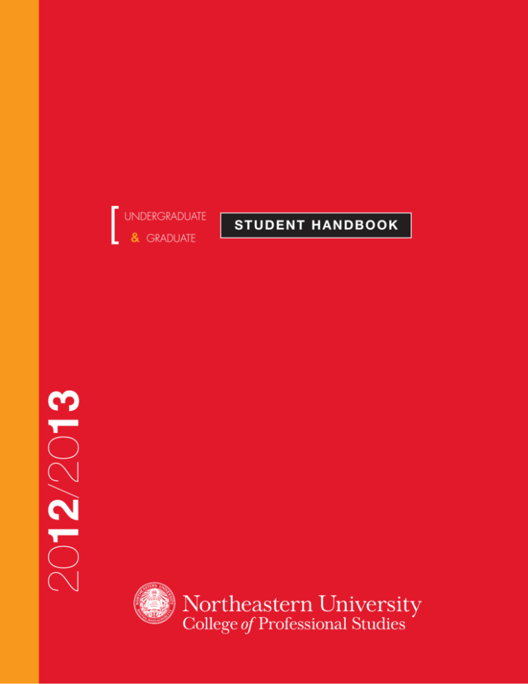 STUDENT HANDBOOK Northeastern University College of