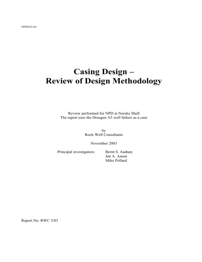Shell / Draugen A 5 (Conductor weakened by corrosion)