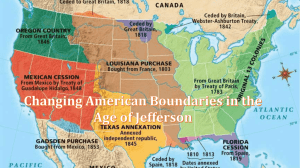 Map – US Boundary Changes, 1818-1819