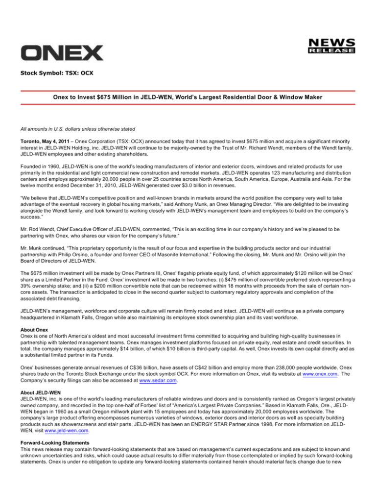 onex-to-invest-675-million-in-jeld