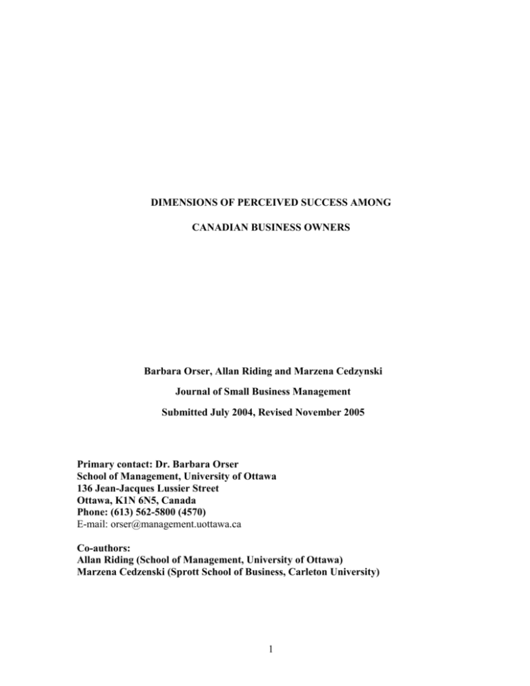 1 Women's Enterprise Centre