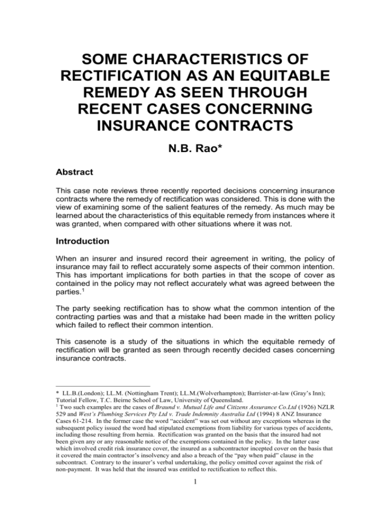 some-characteristics-of-rectification