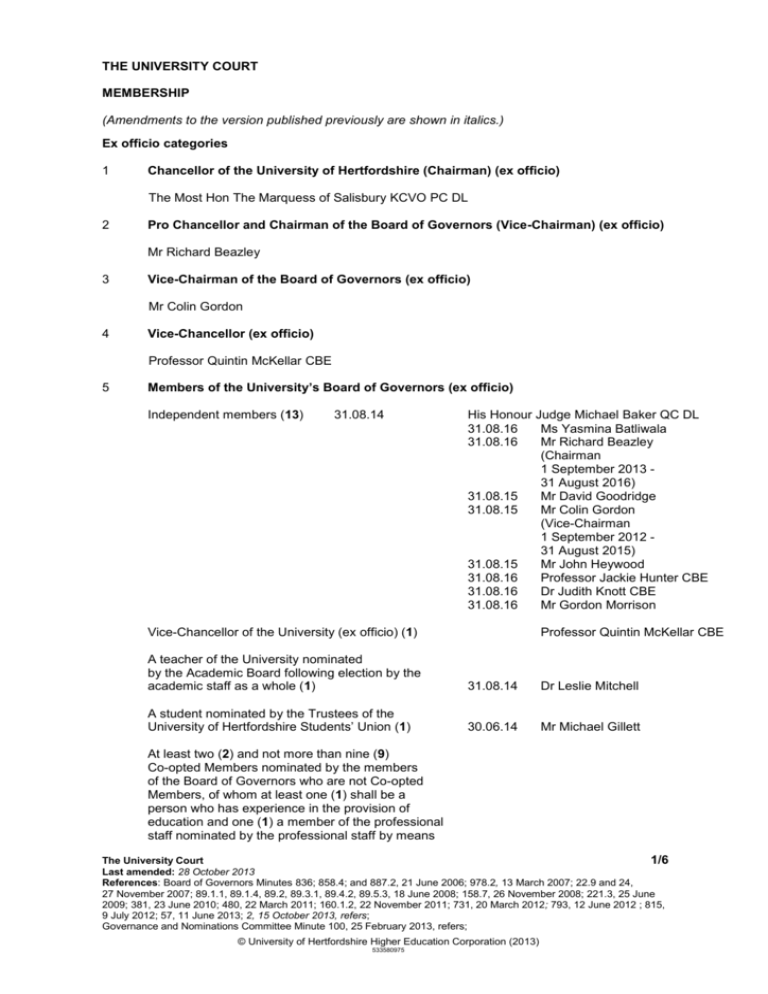 Academic Quality Assurance and Enhancement Strategy (2001