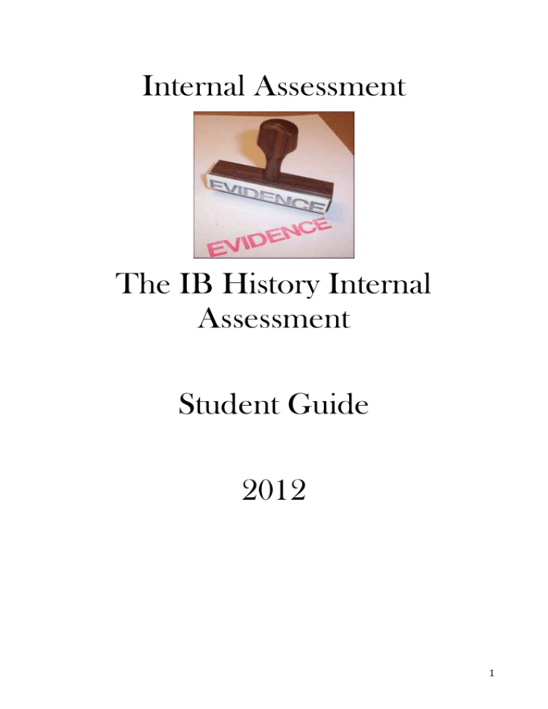 Ib History Internal Assessment Questions Examples