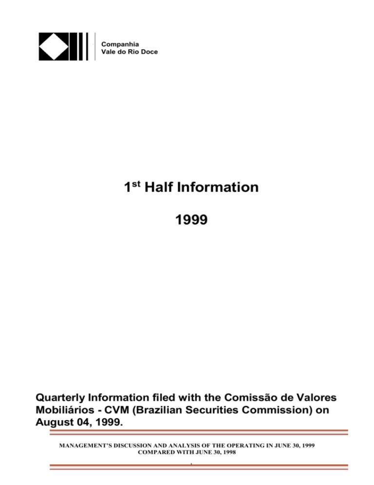 2nd-quarter-1999-results