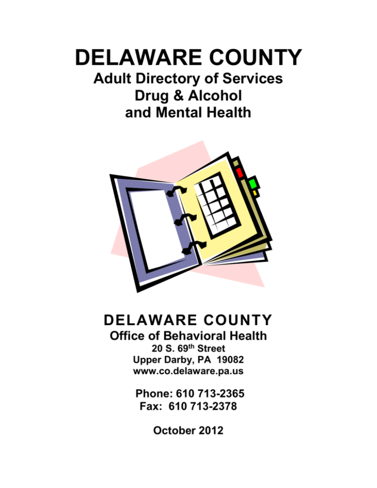 Drug & Alcohol and Mental Health Delaware County Intermediate