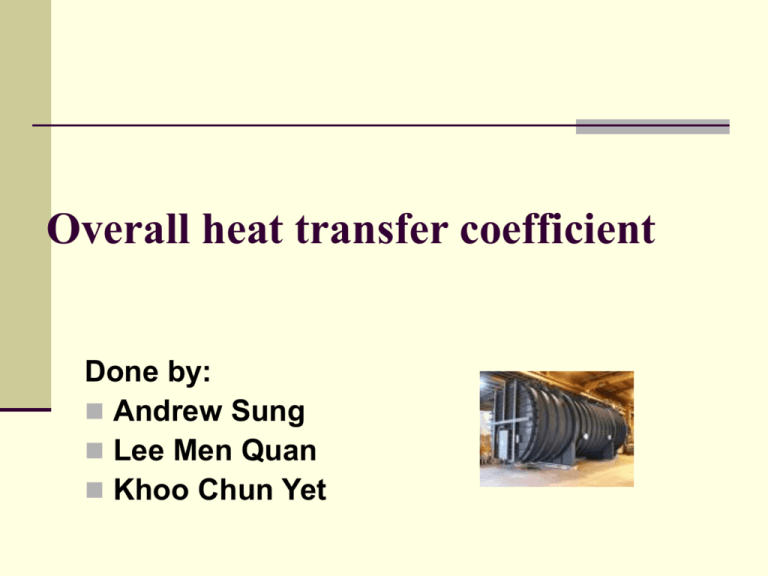 Heat Transfer Coefficient Of Water At 30 C