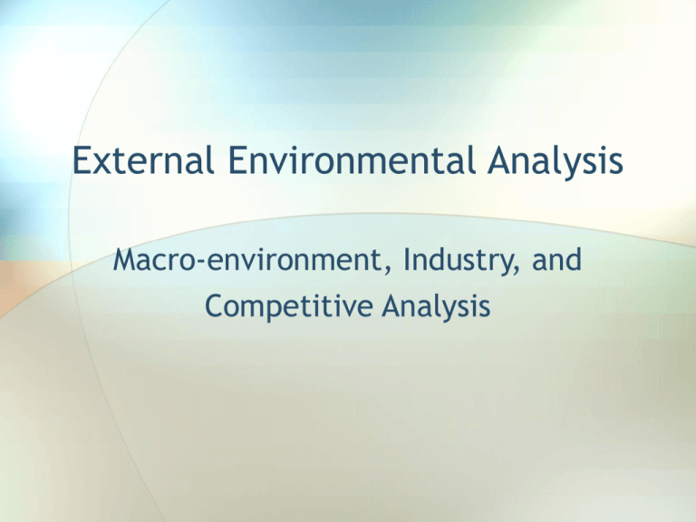 external-environmental-analysis