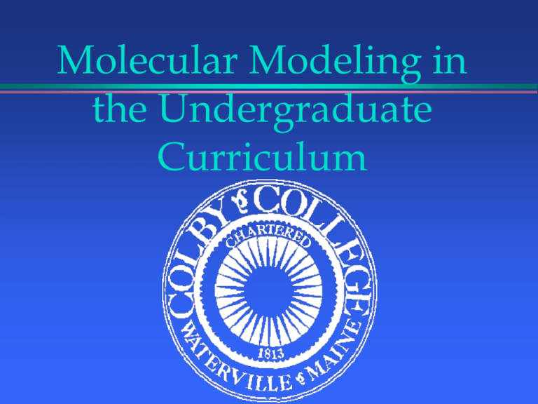 Computer aided molecular design