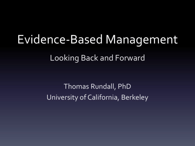 evidence-based-management