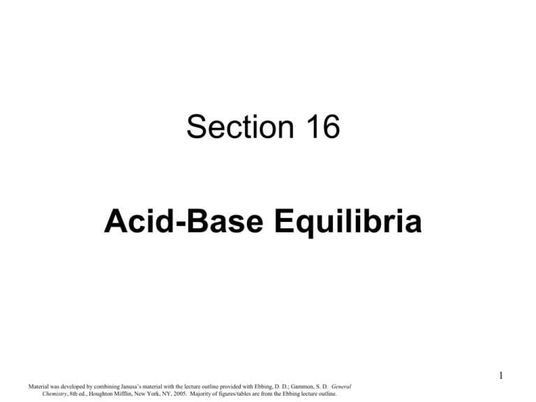 acid-base-equilibria