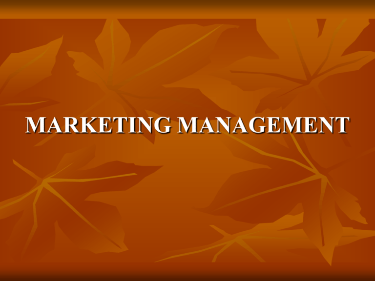 What Is The Real Meaning Of Marketing Management