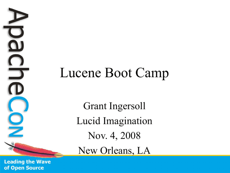 lucene-boot-camp