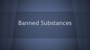 Banned Substences