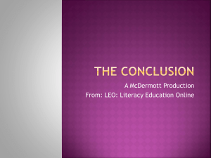 The conclusion