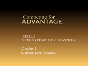 Competitive Advantage Dimension