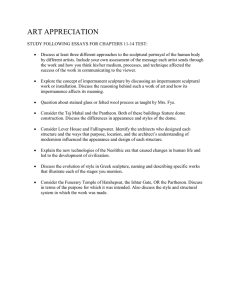 Art Appreciation Essay Prompts: Sculpture & Architecture
