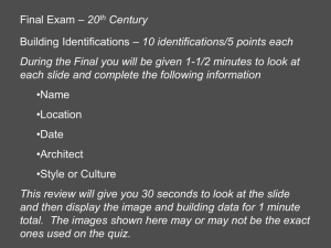 Architecture 1100