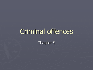 Criminal offences