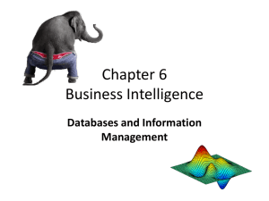 Chapter 5 Business Intelligence - UTPB