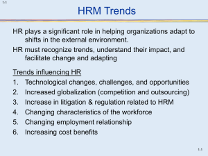 HR Trends - De Anza College