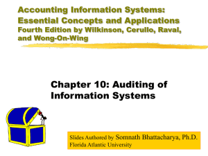 Accounting Information Systems: Essential Concepts and
