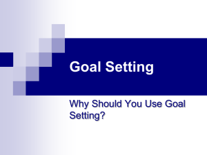 Goal Setting - ramamoondra.com