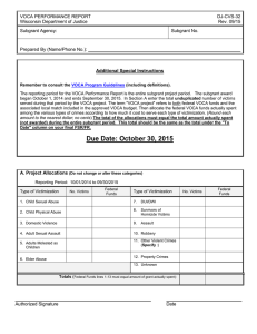 Performance Report V97 [form] - Wisconsin Department of Justice