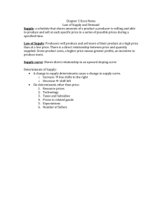 Chapter 3 Econ Notes - joshuabryant
