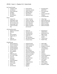 APUSH Exam 2 Study Guide: Chapters 5-8