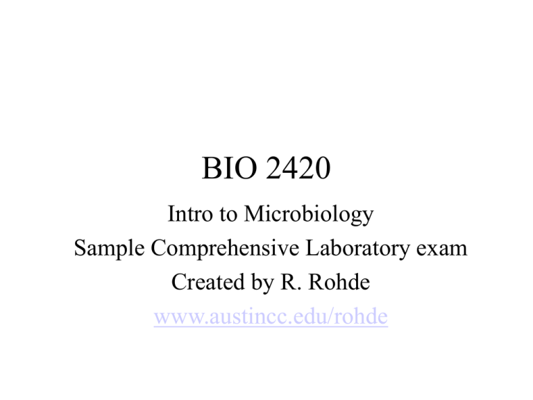 BIO 2420