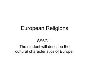 Religions - SCHOOLinSITES