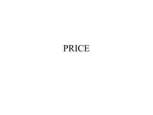 Pricing (Chapter 12)