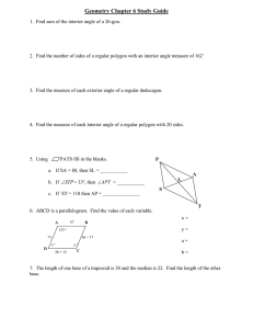 Geometry Chapter 6 Test